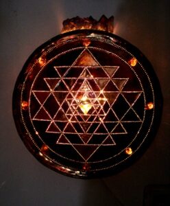 mini Sri Yantra , Gems